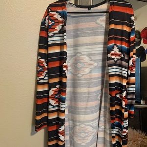 Serape, long almost duster